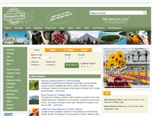 Tablet Screenshot of nicaragua.com